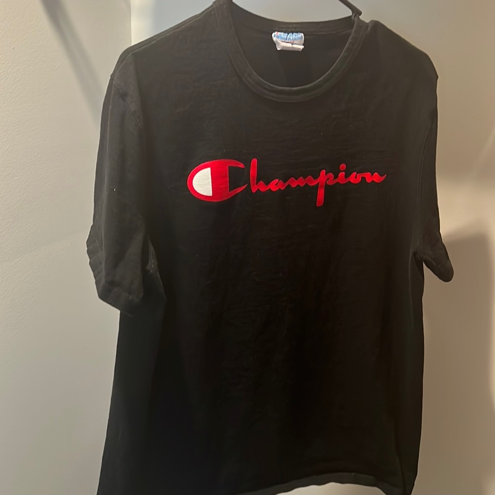 Large champion t shirt